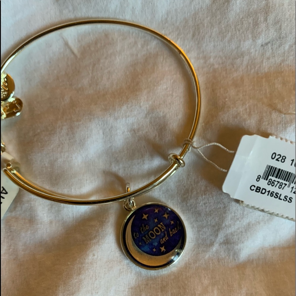 Alex and ani to the moon bracelet